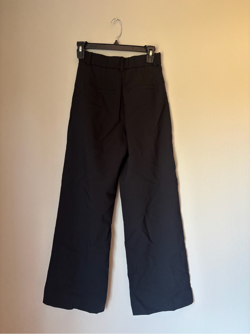 Abercrombie Sloane Black Wide-Leg Dress Pants - size 24 short - Picture 4 of 4